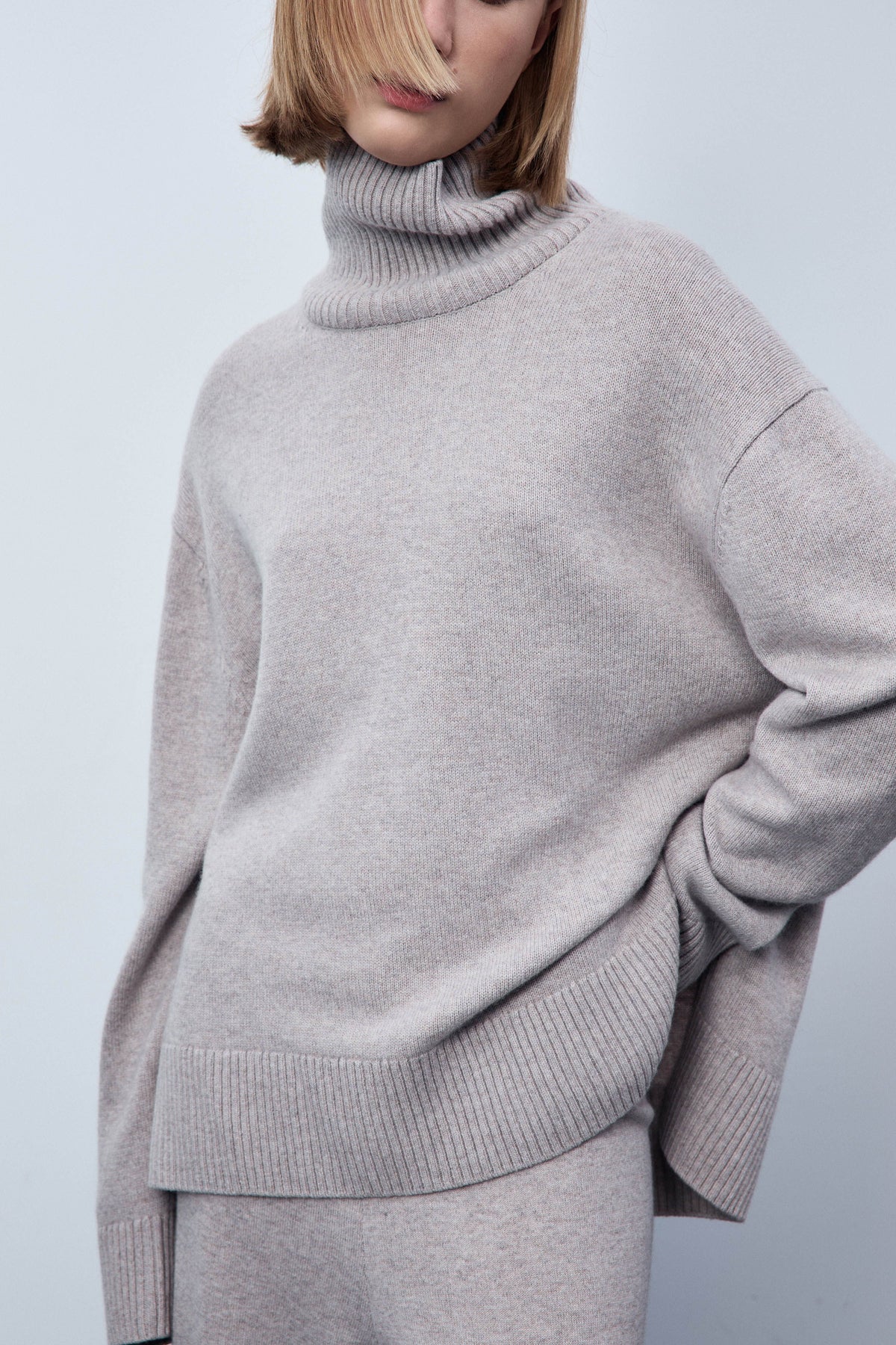 GREY BEIGE MELANGE