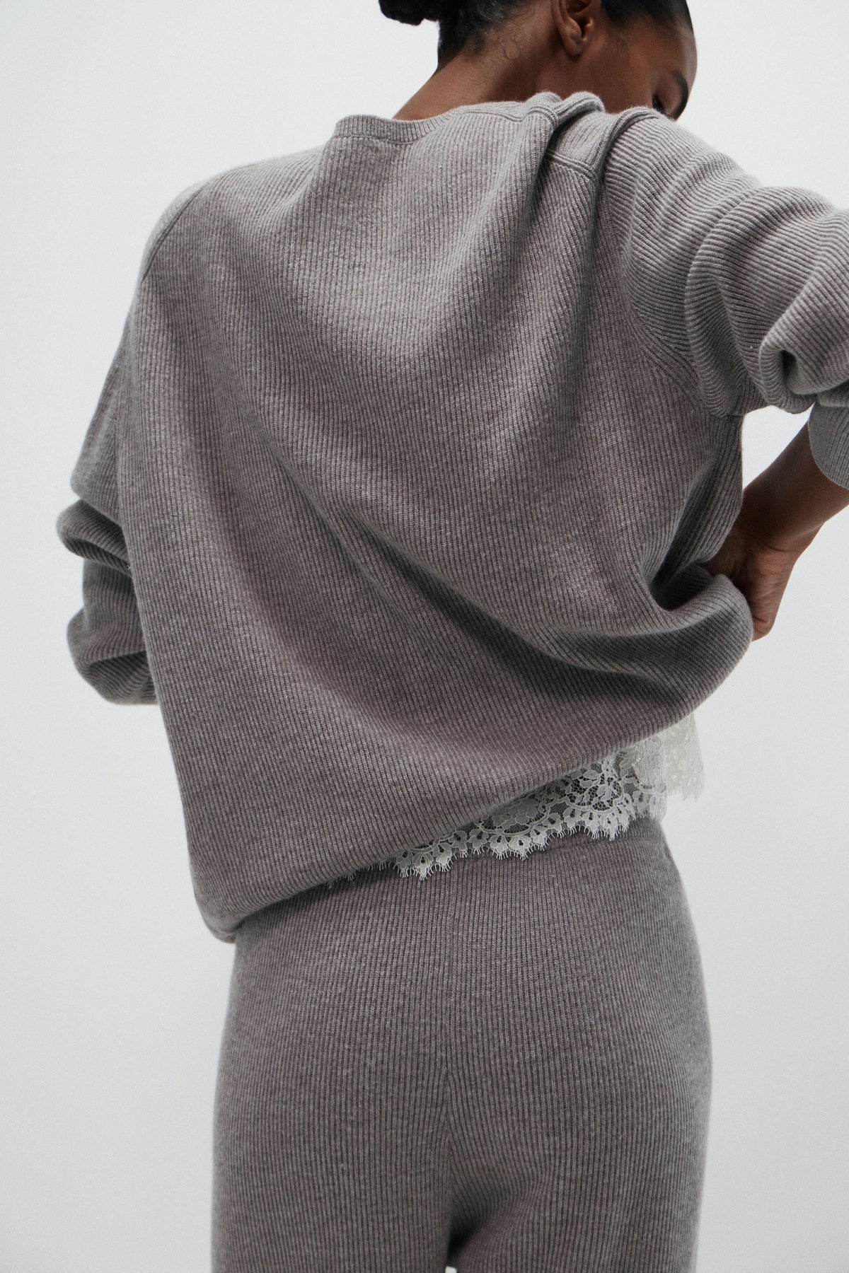 GREY BEIGE MELANGE