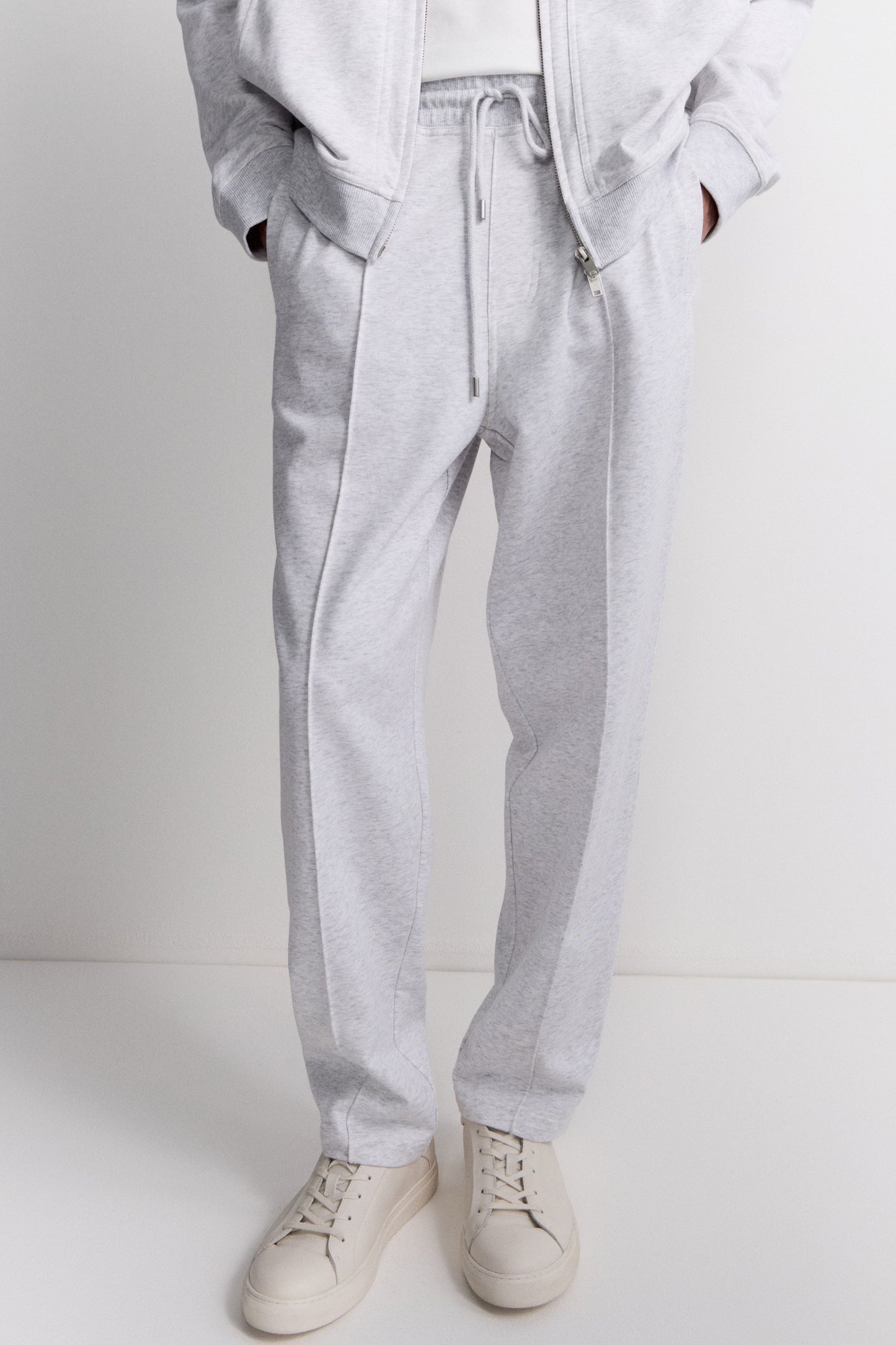 LIGHT GREY MELANGE