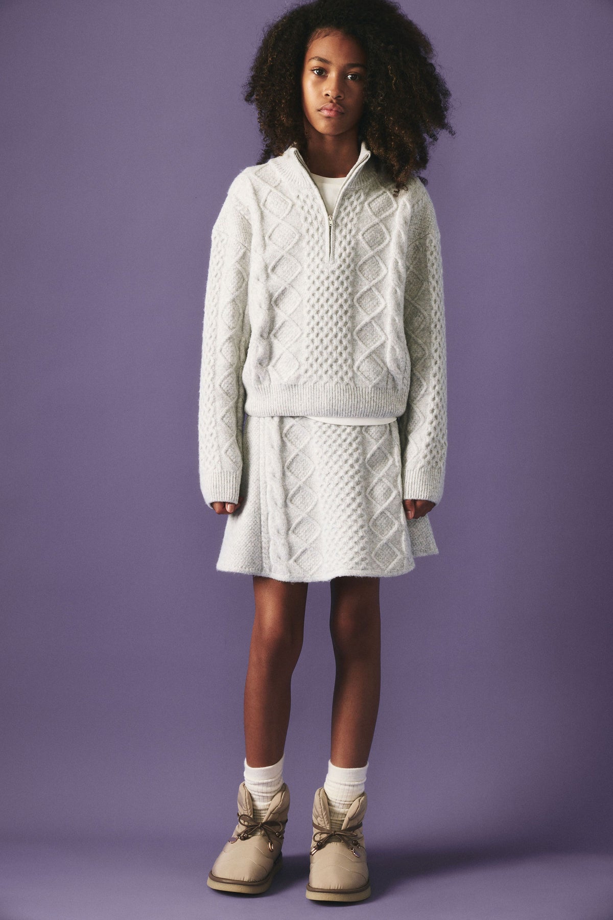 LIGHT GREY MELANGE