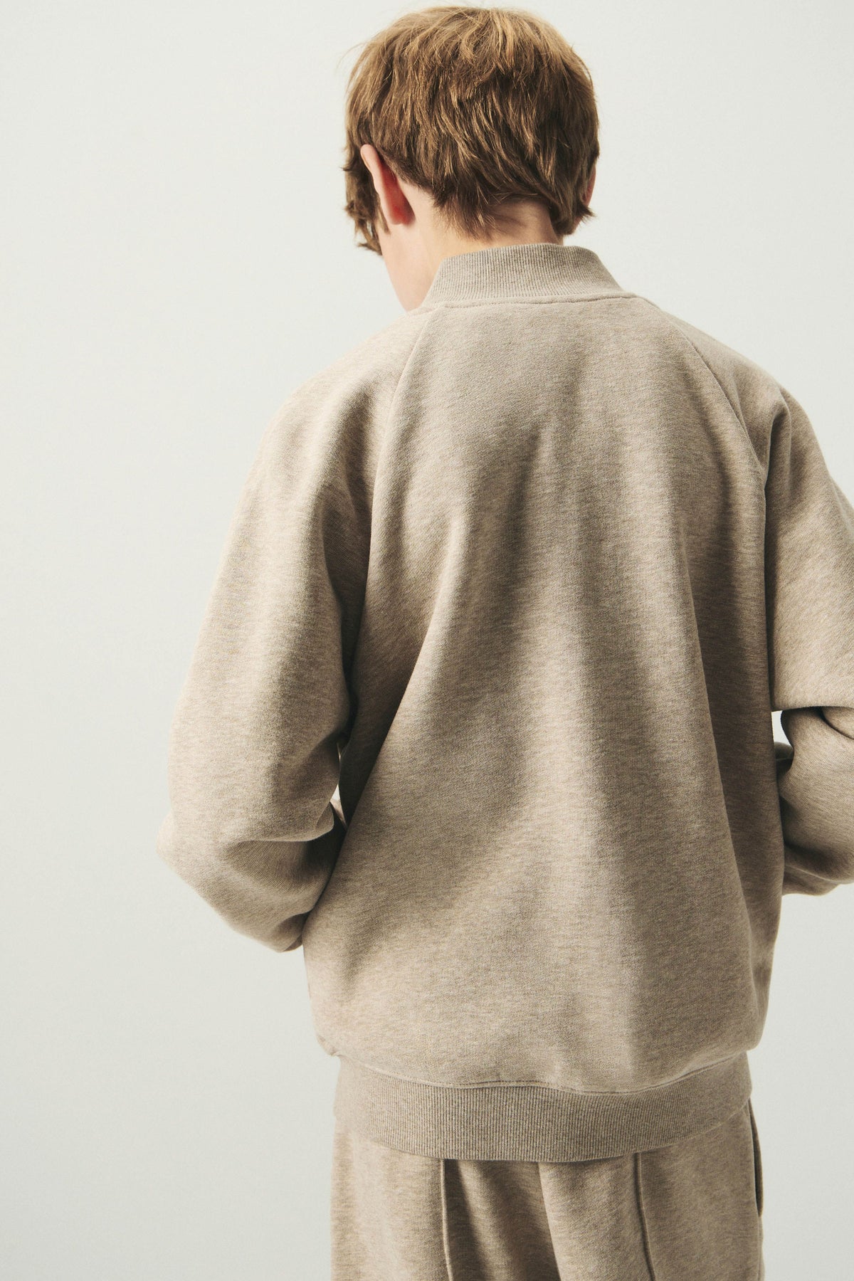GREY BEIGE MELANGE