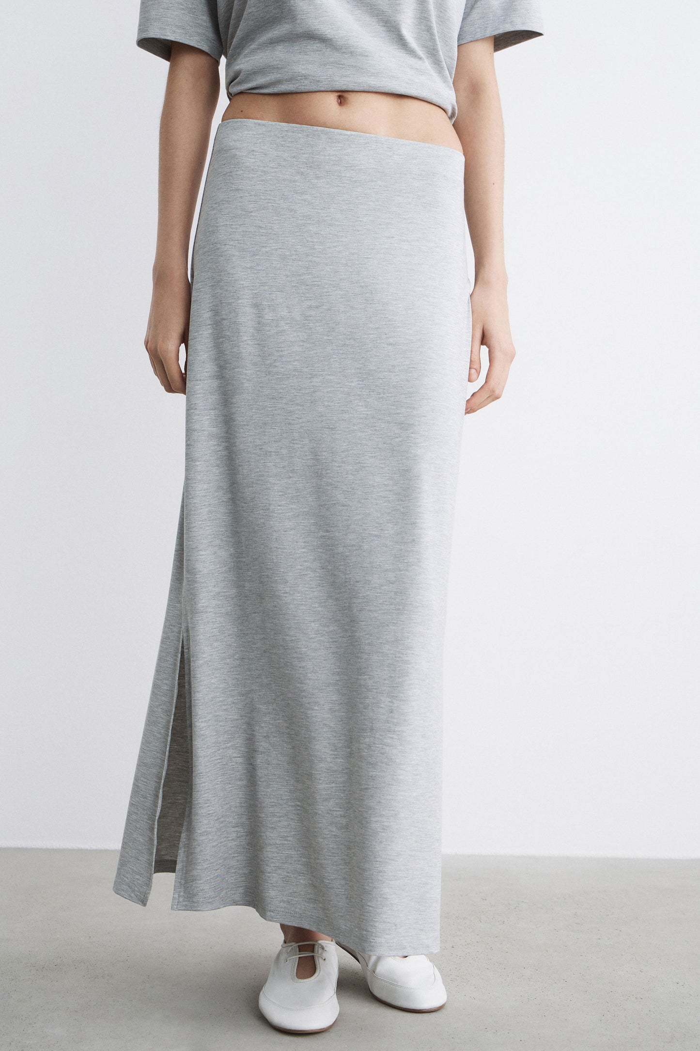 LIGHT GREY MELANGE