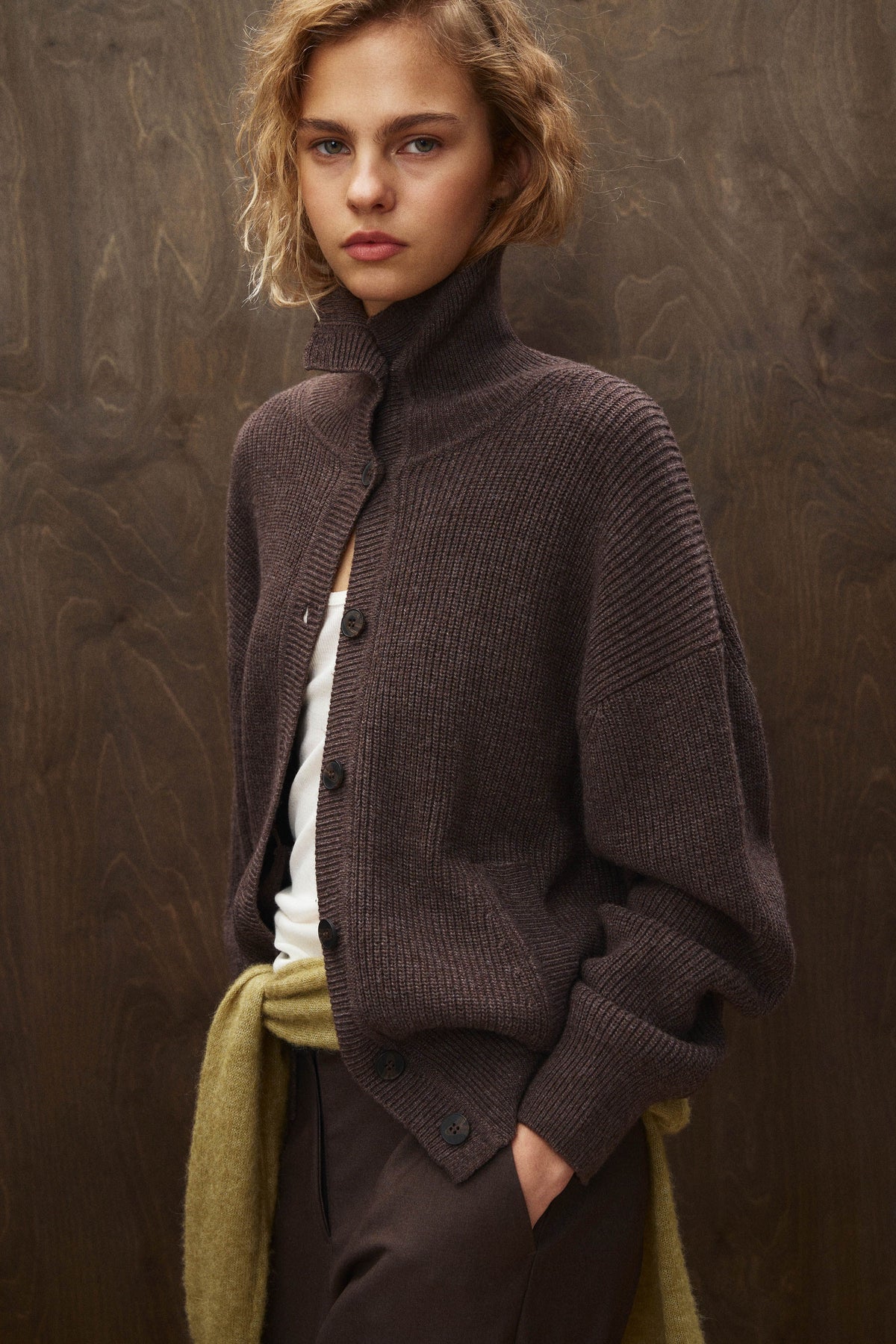 GRAY BROWN MELANGE