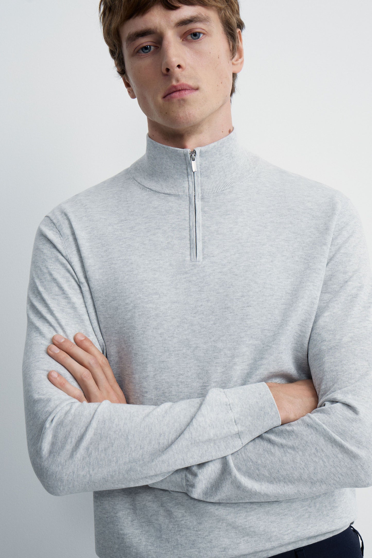 LIGHT GREY MELANGE