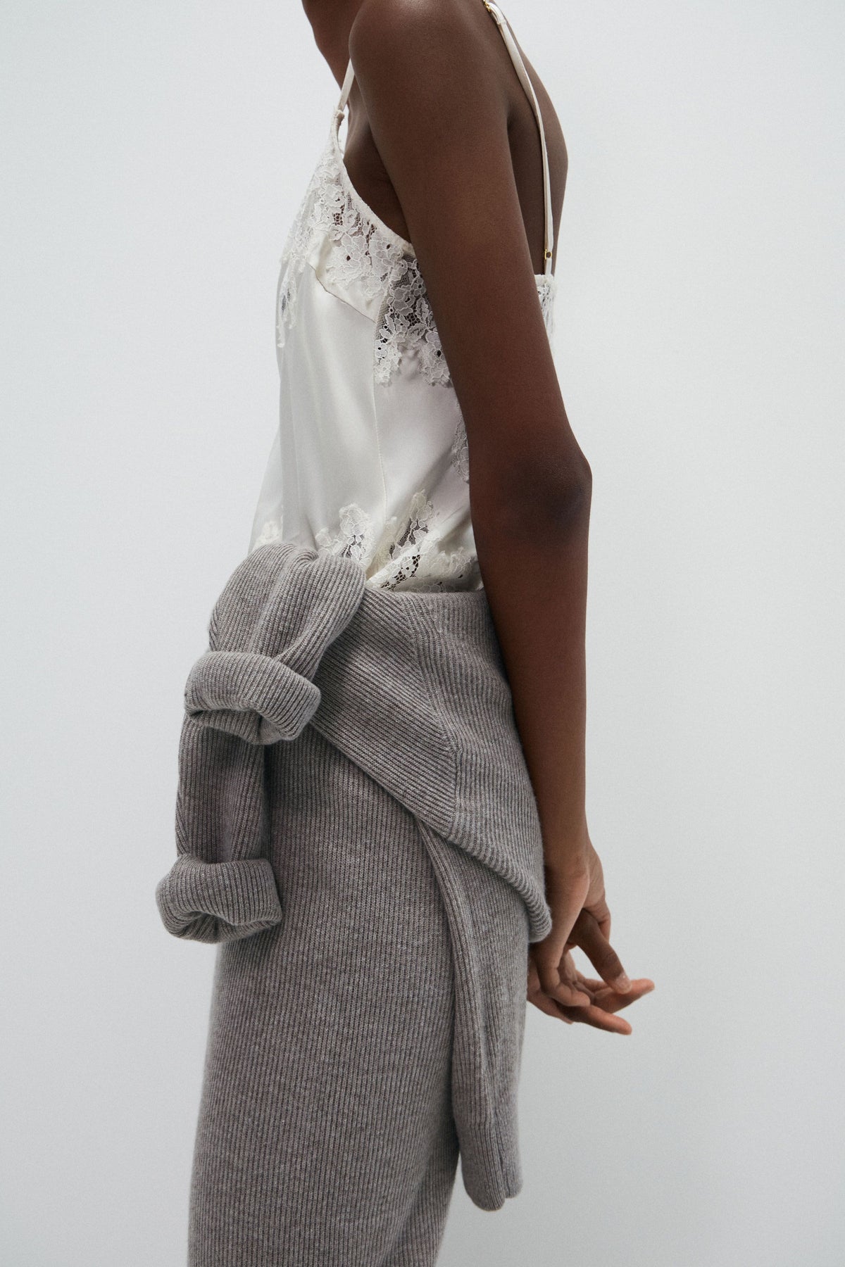 GREY BEIGE MELANGE