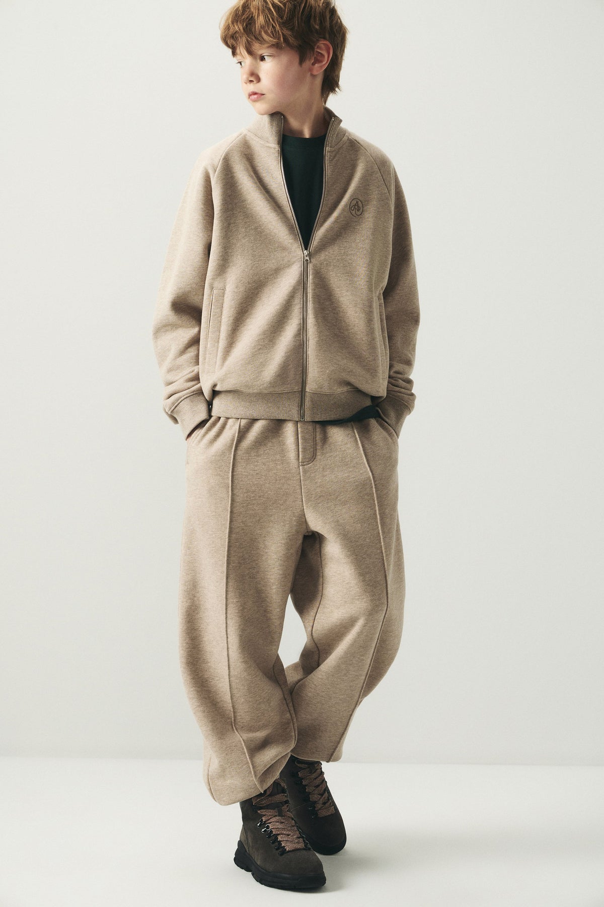 GREY BEIGE MELANGE
