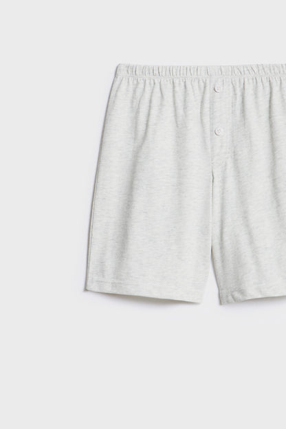 LIGHT GREY MELANGE