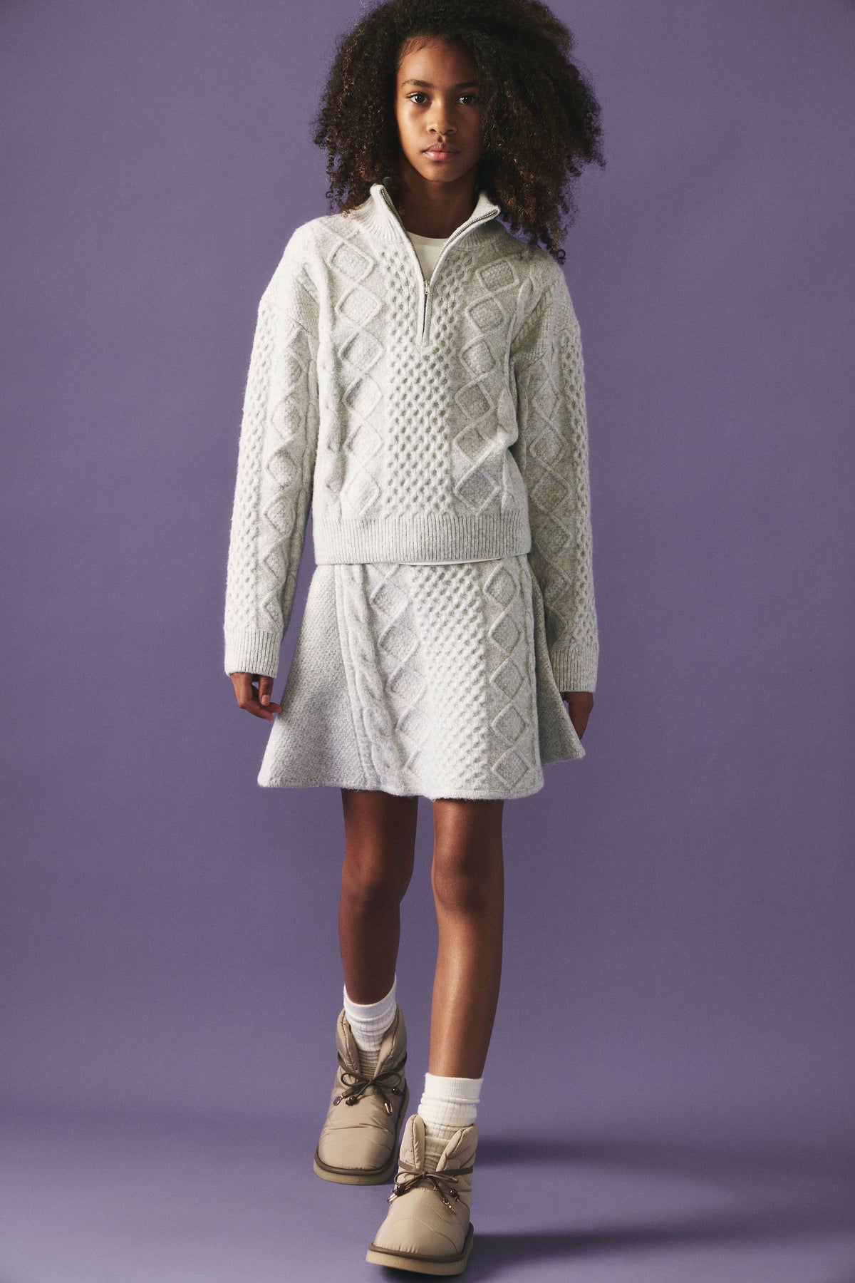 LIGHT GREY MELANGE