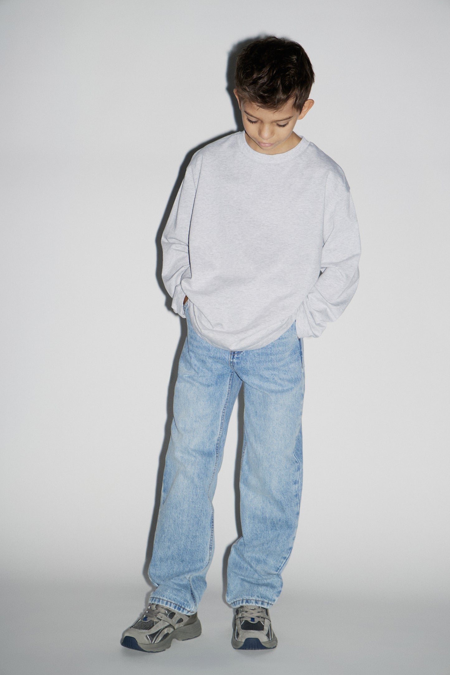 LIGHT GREY MELANGE