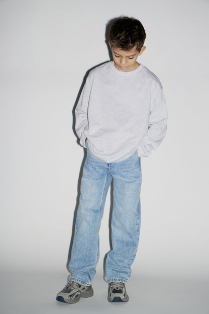 LIGHT GREY MELANGE