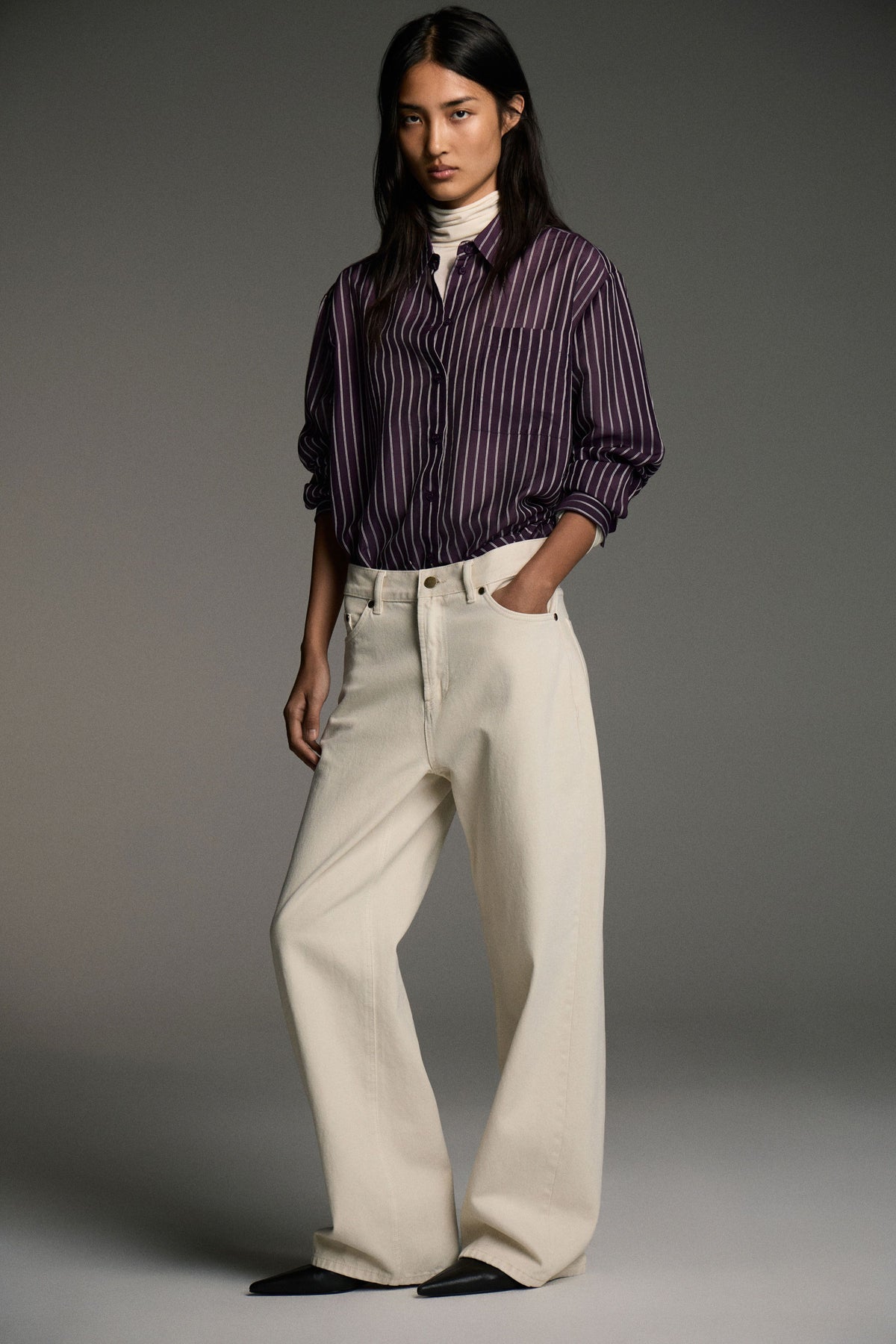 VIOLET/WHITE