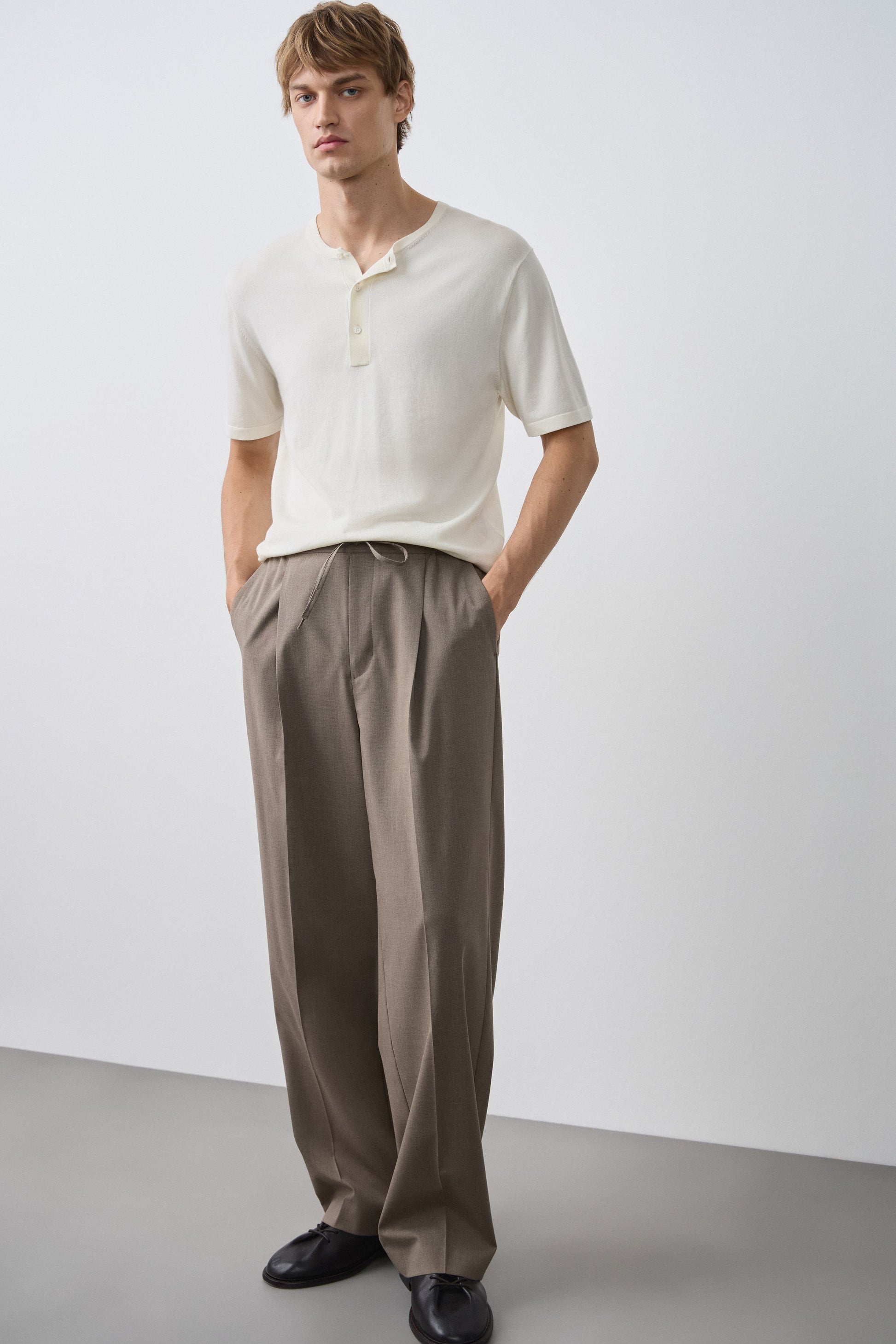 GRAY BROWN MELANGE