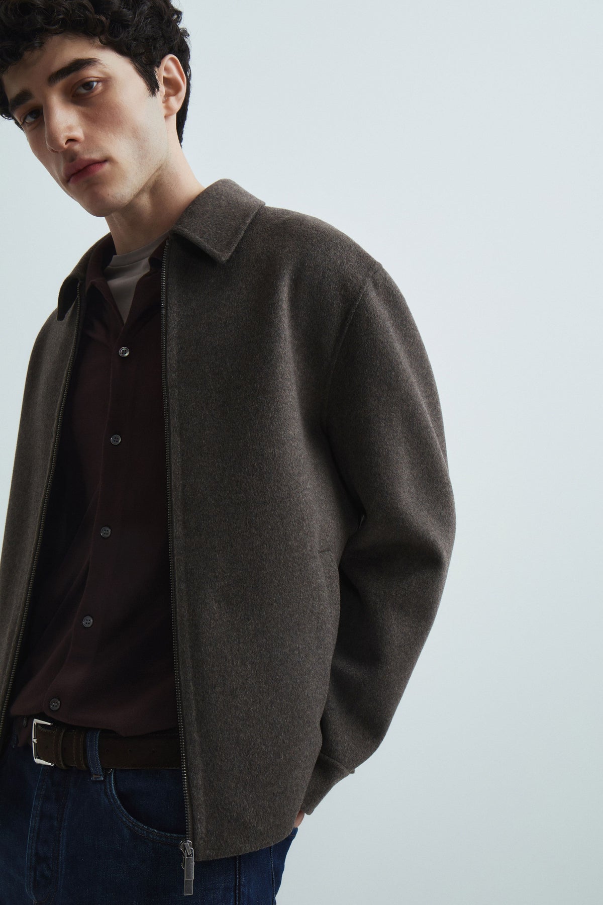 GRAY BROWN MELANGE