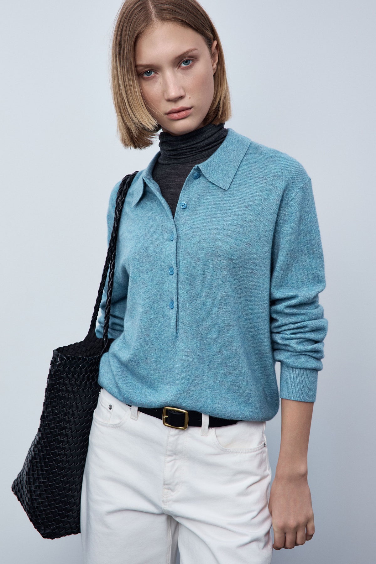 LIGHT BLUE MELANGE